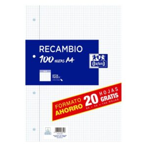 recambio 100h a4 oxford