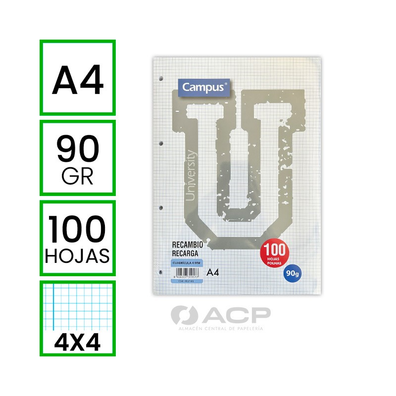 recambio 100h campus 90g recambio 100h campus 90g