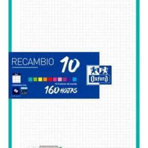 recambio oxford 160h a4 10colores banda