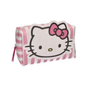 neceser de viaje hello kitty rosa