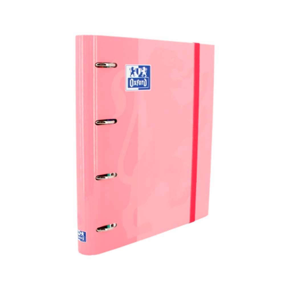 archivador oxford rosa pastel