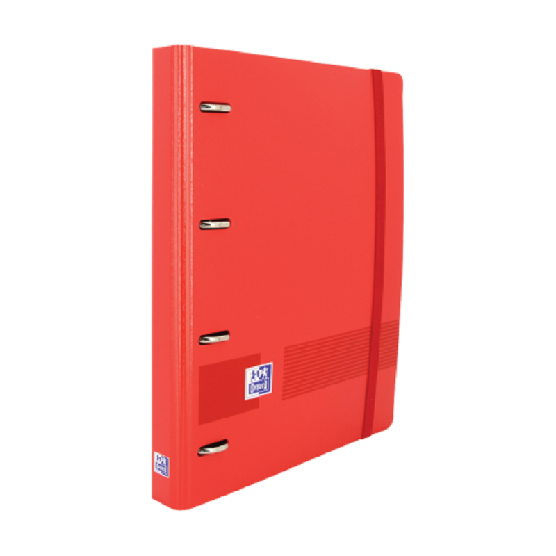 archivador oxford rojo