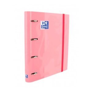 archivador oxford rosa pastel