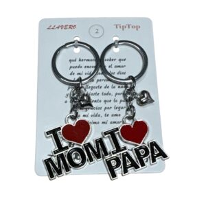 llavero mom & papa