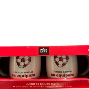 set de 2 tazas