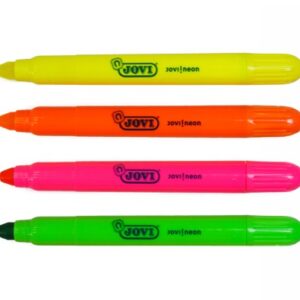 marcadores fluorescentes jovi neon gel en stick