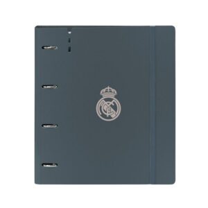 Inicio carpeta 4 anillas real madrid gris oscuro